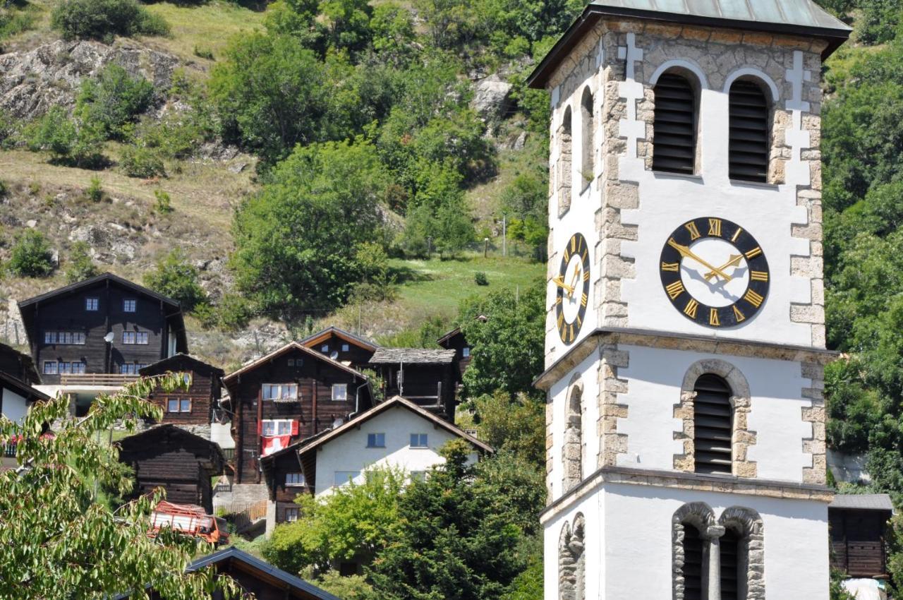 Bergquell Haus D Apartment Blatten bei Naters Exterior foto