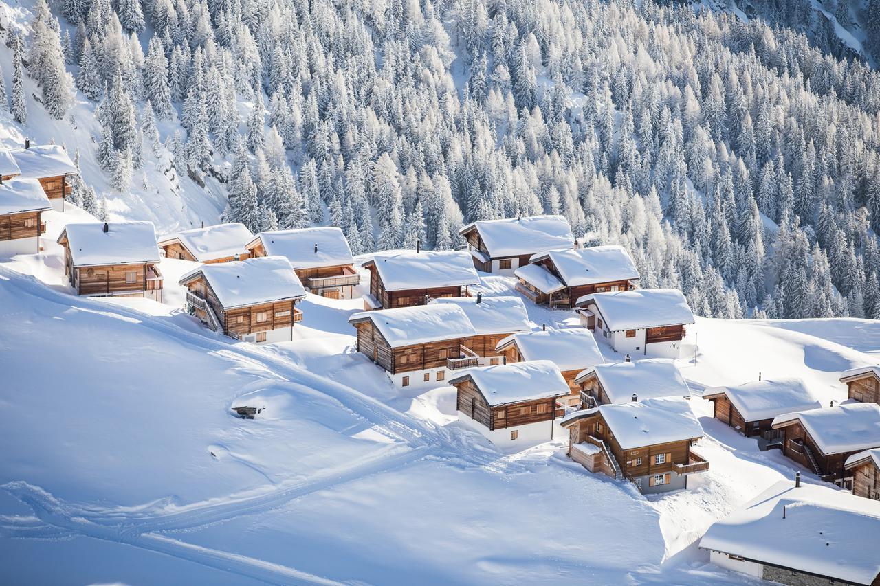 Bergquell Haus D Apartment Blatten bei Naters Exterior foto